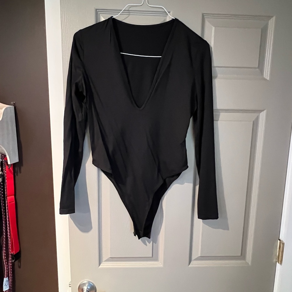 Black Long Sleeve Bodysuit
